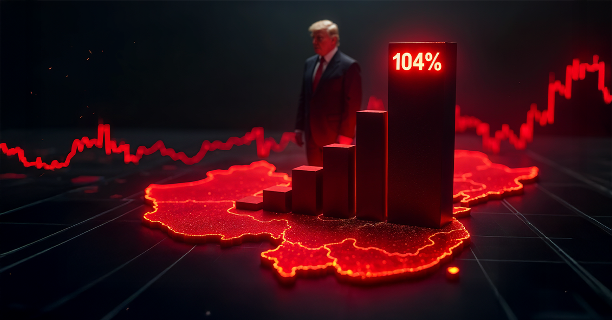 Trump’s Tariffs on China Jump to 104% Igniting More Recession Fears